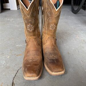 Justin Boots Brown Western Women Shoes